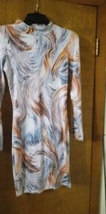 Multi-color short dress